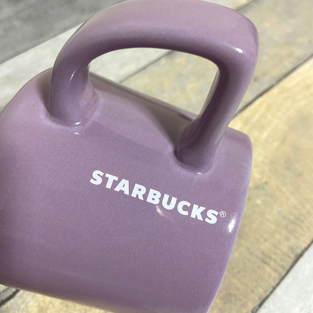 Starbucks Purple with Red Hearts 12oz Mug - Picture 6 of 10